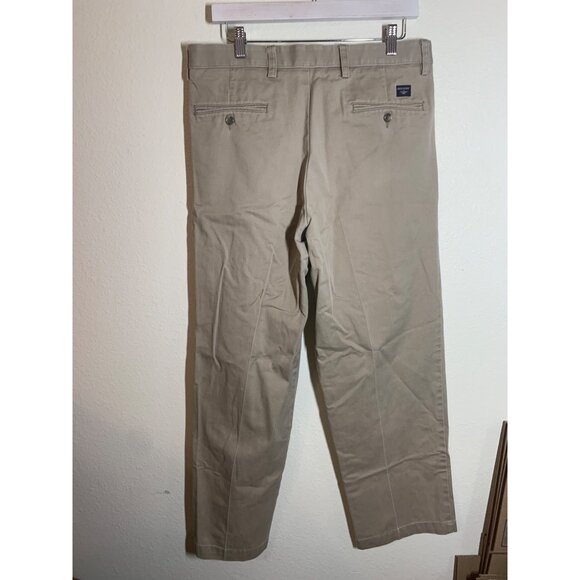 Dockers Individual Fit Khakis Chinos Pleated Pants Golf Casual Men's Size 33x30 - Picture 3 of 8